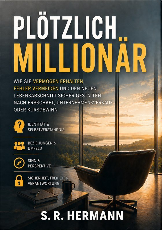 Buchcover „Plötzlich Millionär“